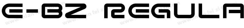 E-BZ Regular字体转换
